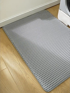 แผ่นรองทราย พรม ดักทรายแมว ขนาด ใหญ่ ทรายแมว 🔥30-120CM แผ่นดักทรายแมว พรมดักทรายแมว แผ่นรองทรายแมว พรม 2 ชั้น EVA ช่วยดัก ทรายแมว ที่ติดตามเท้า ใช้งานง่ายทำความสะอาดง่าย