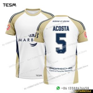 TESM Parent-Child Sports T-Shirts Summer Breathable Short-Sleeved Men Sublimation Printed Jerseys Couple T-Shirts Party Tops