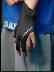 Left Hand Billiards Glove Non Slip Elastic Three Fingers Glove Breathable Snooker Billiard Glove Fitness Accessories