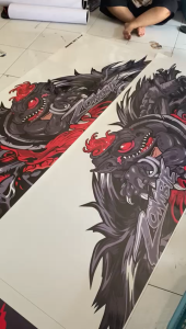 SML 017 - DECAL MOBIL BRIO JAZZ AVANZA SIGRA CALYA DESIGN MONSTER INC UNTUK SEMUA JENIS MOBIL HATACHBACK DECAL MOBIL