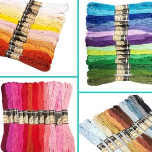 Bracelet String 50/100 Skeins Embroidery Floss Cross Stitch Embroidery Thread Cotton Thread Floss Bracelet Yarn Craft Floss