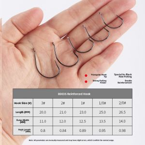 tzdhn | Enhanced Weedless Ultralight Lure Hooks