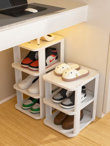 Transparent Minimalist Student Dormitory Shoe Rack Box Underbed Storage Organizer Entrance Small Shoe Stand for College Students