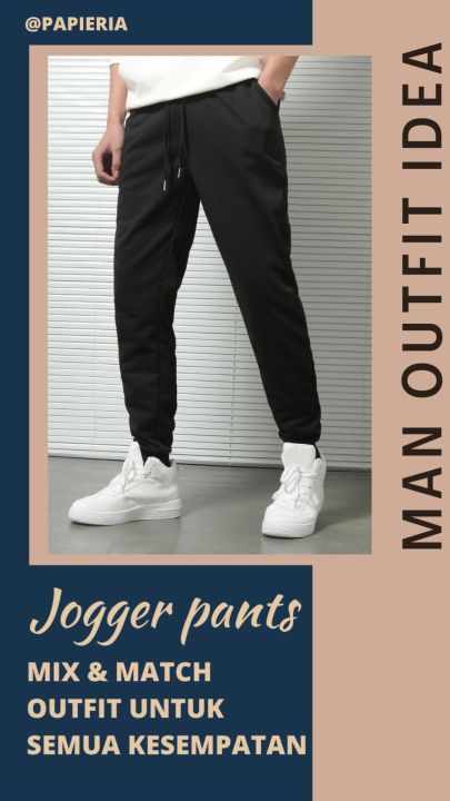 Promo 50 Ribuan Dapat 2 PCS Celana Panjang Jogger Pria Wanita Training Trening Sport Running Olahraga Futsal Gym Badminton Kasual Santai Premium Joger