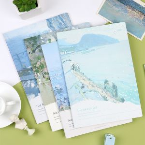 Thickened Simple Style Student Notebook B5 Stitched Binding Line Paper Creative Soft Copy Diary Book Initial Product Business Supplies