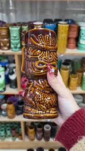 Hawaii Ceramic Tiki Mug Creative Cocktail Cup Easter Island Bar Tool Halloween Gift for Festival Party Drinks Cups