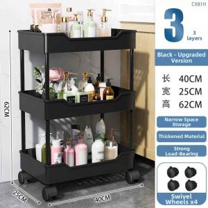 TENGYAGAO | Multifunctional Storage Rack for Narrow Spaces Mobile