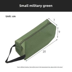 Portable Small Portable Tool Bag Thickened Canvas Repair Hardware Tools Storage Bag Durable Handyman Workwear Oxford Cloth