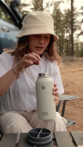 BOTTLE BOTTLE 32oz Insulated Water Bottle with Straw Stainless Steel Water Bottle with Handle Lid and Storage Box Outdoor Sports Bottle for Pills