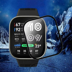 Screen Protector for Amazfit Bip Max Anti-Scratch PMMA Material Protective Screen Film for Amazfit Bip Max Smartwatch