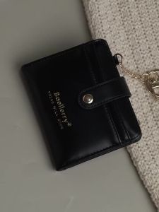 Baellerry | New Simple Short Women Wallets Key Chain Zipper Coin Pocket Brand Female Purses Card Holders Fashion Wallet for Girls