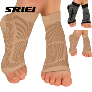 SRIEI 1Pair Neuropathy socksAnkle brace Socks and Tendonitis compression socks For Pain ReliefAnkle compression sleeve for swelling