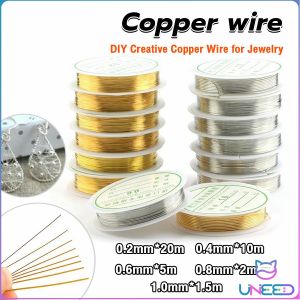 Need Copper wire is used for DIY bracelets necklaces jewelry making handmade pendants0.2-1mm