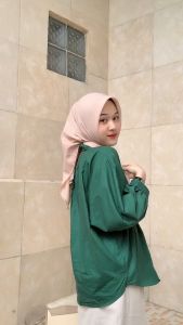 AIKO SHIRT BLOUSE SERUT WANITA // GRATIS ONGKIR SELURUH INDONESIA KEMEJA BLOUSE KERUT