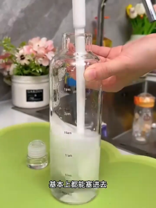 Pinggan Lipat Mudah Alih 360° Silicone Bottle Brush Long Handle No Dead Corners Multifunctional Clean Thermos Cup Blender Wash Kitchen 硅胶杯刷