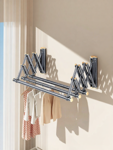 BIREN | Balcony Side Mounted Foldable Clothes Drying Rack