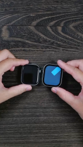 Ốp Viền Màu Chống Vân Có Kính Cường Lực Cho Đồng Hồ Apple Watch Ultra Series S11 10 9 8 7 6 SE 44/45/46/49 38/40/41/42mm