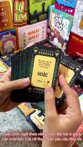 Bộ Bài Nhậu DO OR DRINK 20 Lá - Drinking Game Viêt Hóa Làm Hoặc Uống vui vẻ dành cho nhóm bạn Bài Huệ Nốc Ao