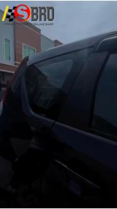 Proton Persona 2007-2015 Shark Sporty Louver  Mustang Triangle Window Cover Black Mirror Protector Cover Triangle Cover