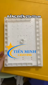 Combo 2 cái/ 6 cái/ 10 cái bảng điện (taplo) nhựa 25x35 dùng lắp các phụ kiện điện như ổ cắm cầu chì CB