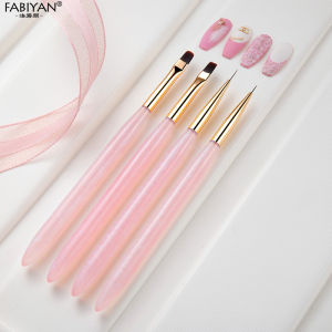 Nail Art Brush Set Multi-functional Nail Liner French Line Grid Painting Light Therapy Brush Set Nail Polish Nail Glue Nail Painting Brush