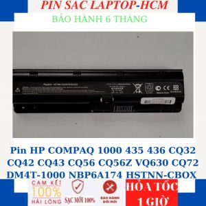 Pin laptop HP COMPAQ 1000 435 436 CQ32 CQ42 CQ43 CQ56 CQ56Z VQ630 CQ72 DM4T-1000 NBP6A174 HSTNN-CBOX HSTNN-Q60C