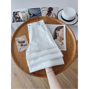 Elegant French Design Straight Leg Trousers