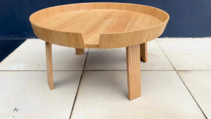 Lumiere Oak Center Table / Modern Side Table -FRM3259