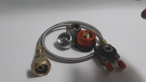 Outdoor Camping Gas Stove Refill Adapter Outdoor Cylinder Filling Connector Gas Tank Furnace Adapter with Pressure Relief Valve