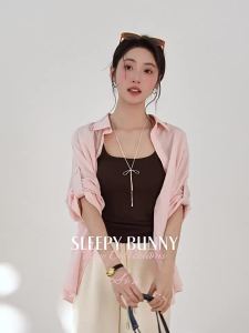 Linen Silk Casual Womens Shirt
