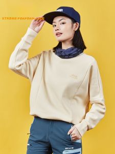 Jeep | Jeep Official Womens Fleece Lined Half High Neck Sweatshirt Outdoor Sports Casual Breathable Pure Color Autumn Winter Top