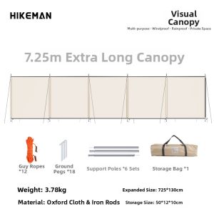 HIKEMAN | Windproof Camp Shelter for Projection Screen