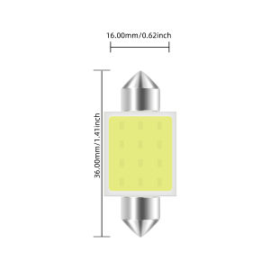 KEVANLY | 10pcs C5W Festoon LED Bulb 31mm 36mm 39mm 41mm LED Bulb C10W COB White Trunk License Plate Lamp Car Interior Dome Reading Lights