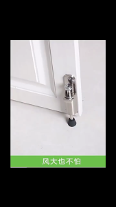 Kickdown Door Stop Zinc Alloy Spring Loaded Telescopic Step On/Off Door Stopper