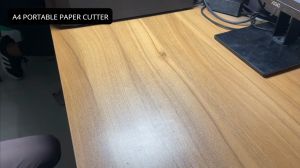 Partner Print - Portable Paper Cutter with Handle A4 Black Cutting Tools for Home & Office