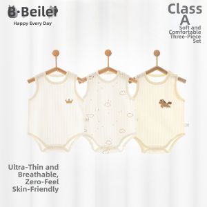 BEILEYI | Light Summer Cotton Sleeveless Baby Romper