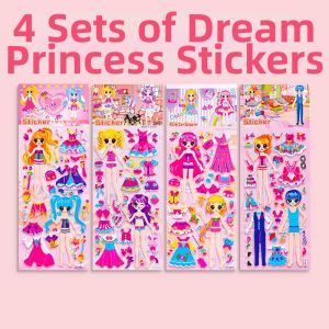 TANGJIUGONG | DIY Makeup Change Dress-up Sticker Book