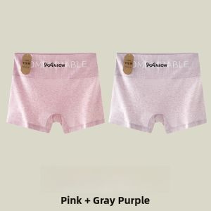 Miiow | High-Waist Womens Underwear Pure Cotton Thin Briefs Anti-Light Summer Bottoming Pants Abdomen Lifting Safety Pants MiiOW