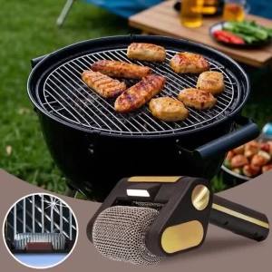 Rechargeable Electric Rotary Grill Cleaner Brush with LED Light BBQ CleanerBrush