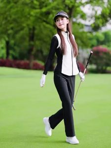 PGM | PGM Womens Golf Vest Autumn Winter Light Absorbing and Heating Warm Sports Jacket YF846