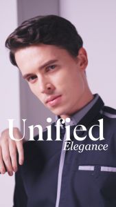 Corporate Uniform Lefonse US1700 Chef/Team Male / Female F1 Uniform / Baju Korporat 195gsm