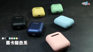 Send in 12H Macaron Inpods I12 V6U5 fon kepala tanpa wayar Bluetooth