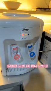 Dispenser Galon Atas Dispenser Galon Air Panas TWIN DOG TD-377 Hemat Listrik Body Kuat Kokoh Elegan