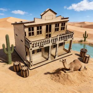 3D Wooden House Puzzle DIY Model Kit Handcrafted Gift Home Decor Birthday/Valentines Day Gift