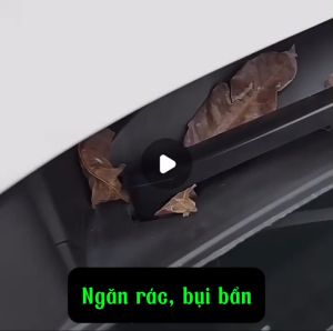 Bộ 2 miếng cao su mềm bảo vệ cần gạt mưa khỏi đóng bụi rác