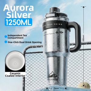 YIQIANJIN | Insulated Thermos Large Capacity Ceramic Lining