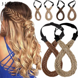 สายครีมหนักที่แบบที่คาดผม เนื้อหาที่คาดศีรษะสังเคราะห์สไตล์โบฮีเมียน สำหรับทำทรงผมเข็มขัดปรับได้