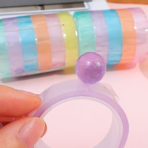 Sticky Ball Tape Glow DIY Stress Relief Toy Making Rolling Ball Stress Relief Tape Toy Kids Fun Gift