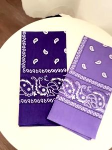 Malaysia 55cm * 55cm Hip Hop Square Scarf Fashion Classic Paisley Bandana Headband Square scaft Printed A-040 - Lazada