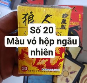 Sản phẩm là 1 bộ bài ma sói số 5 hoặc số 20 phiên bản Tiếng trung